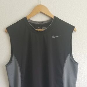 Nike pro combat fitted sleeveless shirt